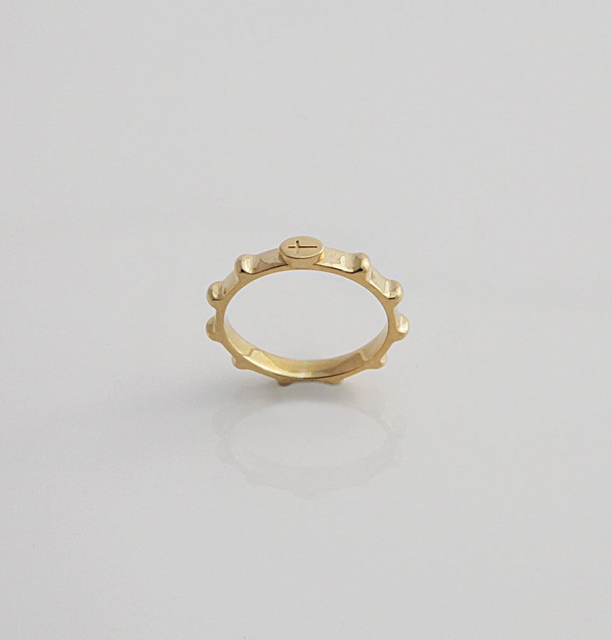 HERA リング・指輪 Rosary Ring ロザリオ リング 14K H-B-R-001  #11 #13 ゴールド K14ゴールド #13 H-B-R-001